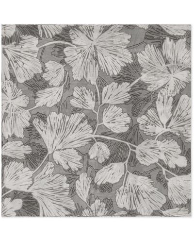 Brunello Cucinelli Silk Printed Foulard - Grey