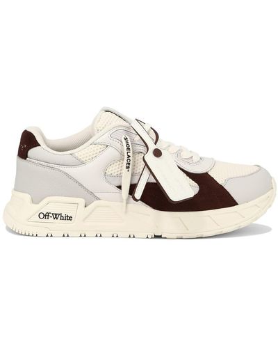 Off-White c/o Virgil Abloh Off- "Kick Off" Sneakers - Natural