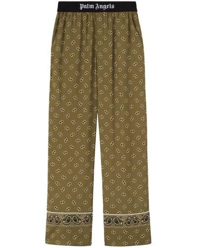 Palm Angels Trousers - Green