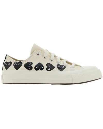COMME DES GARÇONS PLAY Sneakers Multi Heart - White