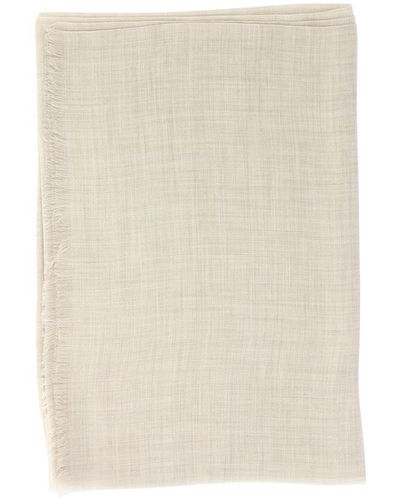 Begg x Co "wispy" Cashmere Scarf - Natural