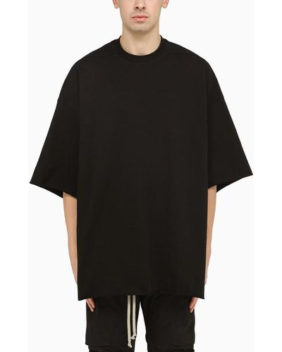 Rick Owens Tommy T Oversize T-shirt In - Black