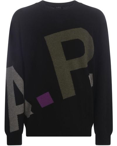 A.P.C. Jumpers Black