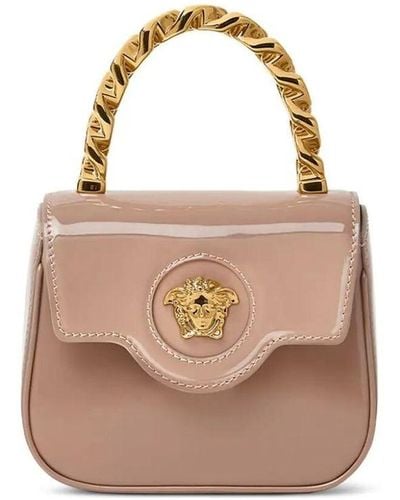 Versace Mini Top Handle Medusa Bag - Pink