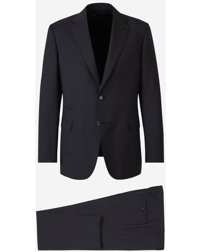 Brioni Wool And Mohair Suit - Blue