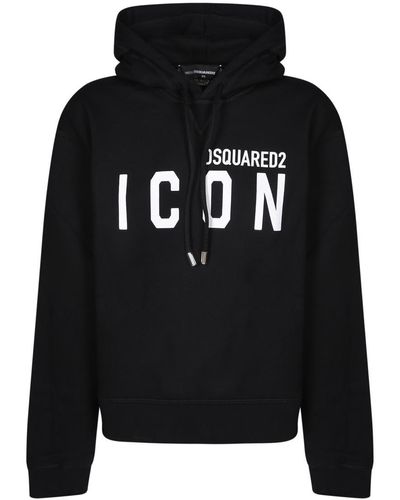 DSquared² Icon Collection Hoodie - Black