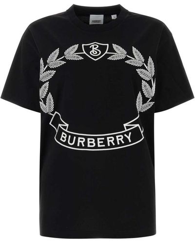 Burberry Oak Leaf Logo T-shirt - Black