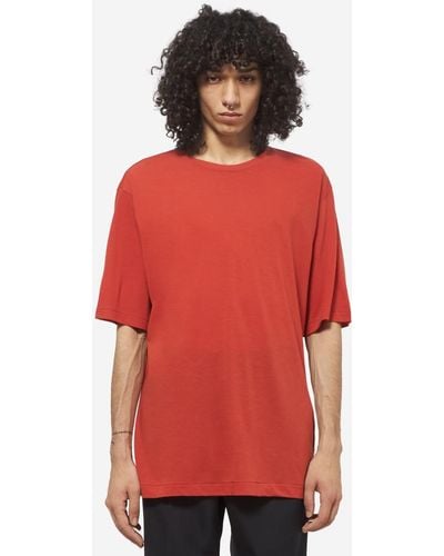 AURALEE T-shirts - Red