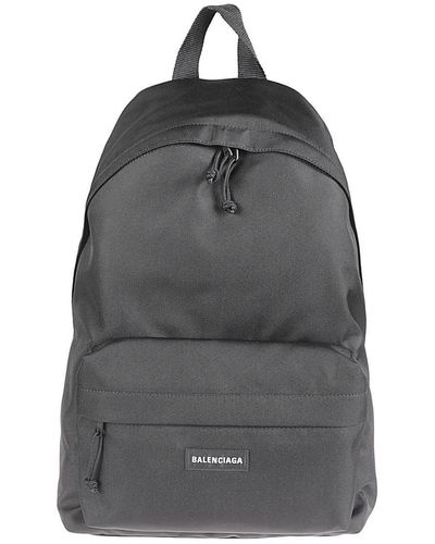 Balenciaga Explorer Recycled Nylon Backpack - Grey