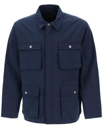 Ksubi 'detonate' Technical Cotton Jacket - Blue