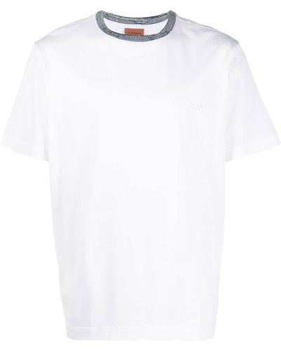 Missoni Contrasting-neckline Detail T-shirt - White