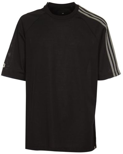 Y-3 Y-3 T-Shirts And Polos - Black
