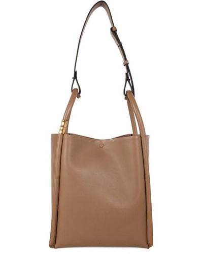 Boyy Leather Bags: Lotus 25 - Brown
