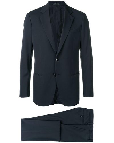 Giorgio Armani Slim-fit Two-piece Suit - Blue