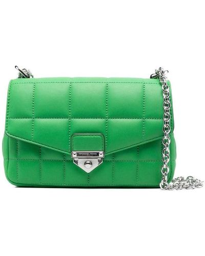 MICHAEL Michael Kors Soho Small Quilted Leather Shoulder Bag - Green