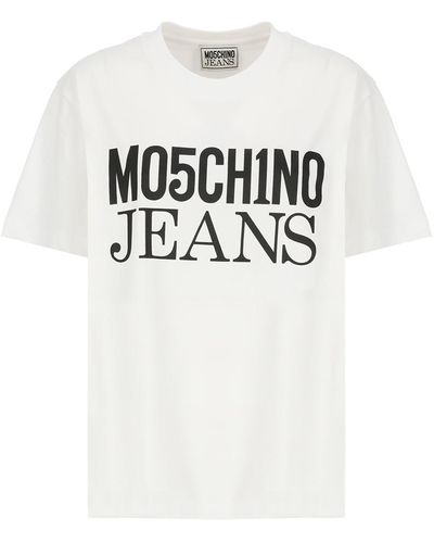 Moschino Jeans T-Shirts And Polos - White