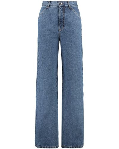 Chloé High-waist Wide-leg Jeans - Blue