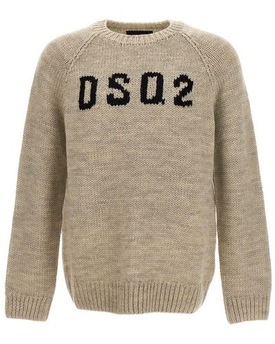DSquared² Logo Sweater Sweater, Cardigans - Gray