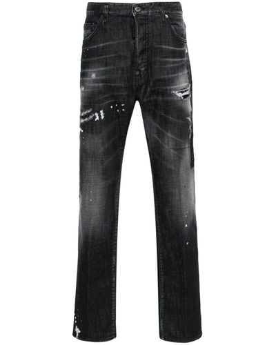 DSquared² Black Denim Stretch-cotton Jeans