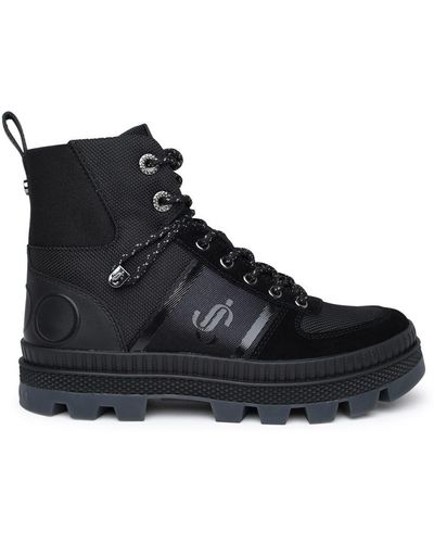 Jimmy Choo Leather Blend Boot - Black