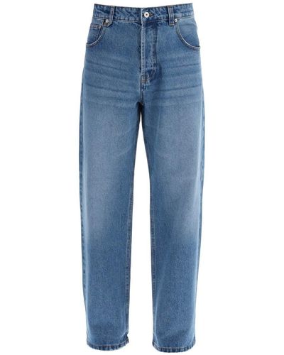Jacquemus Large Denim Jeans From Nimes - Blue