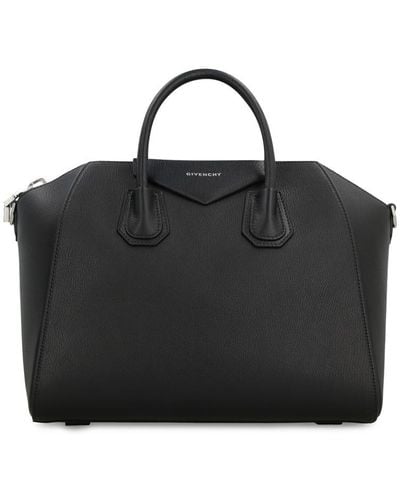 Givenchy Antigona Leather Handbag - Black