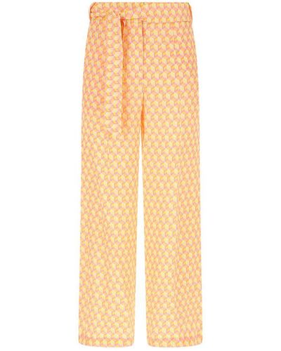 MCM Embroidered Lyocell Pant - Multicolour