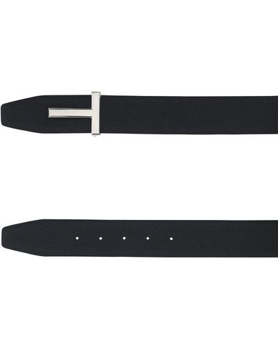 Tom Ford Leather Belt - Black