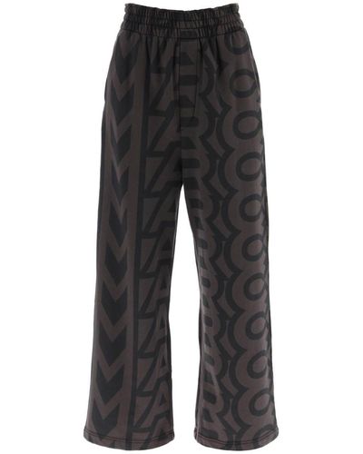 Marc Jacobs 'the Monogram Oversize Sweatpants' - Grey