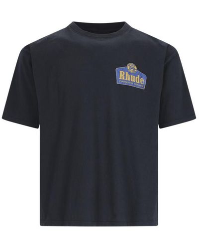 Rhude 'grand Cru' T-shirt - Blue