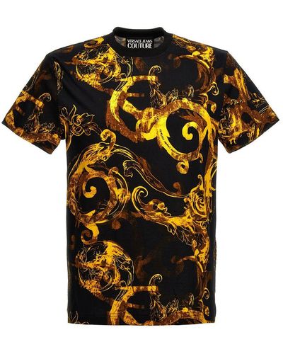 Versace Jeans Couture All Over Print T-shirt - Black