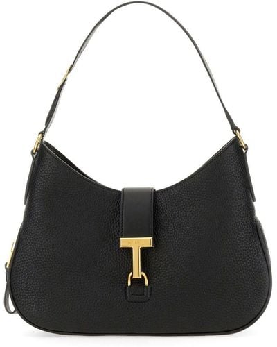Tom Ford Hobo Bag "Monarch" Medium - Black