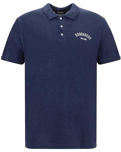 DSquared² Polo Shirts - Blue
