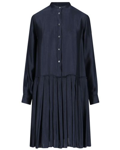 Aspesi Maxi Shirt Dress - Blue