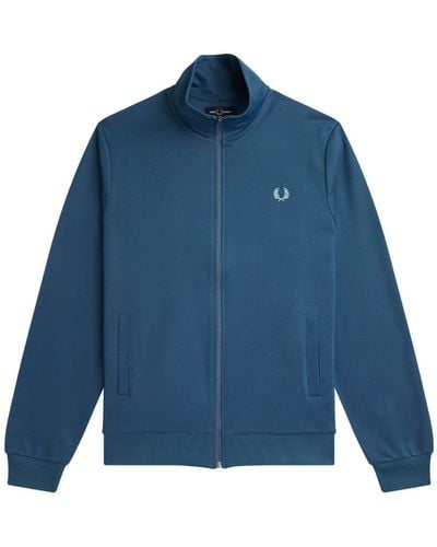 Fred Perry Fp Track Jacket - Blue