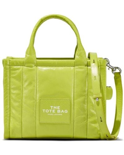 Marc Jacobs The Mini Tote Bag Crinkle Leather - Yellow