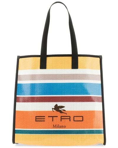 Etro Spice Glass Shopper Bag - Blue