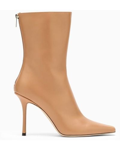 Jimmy Choo Biscuit Agathe Ankle Boot 100 - Brown