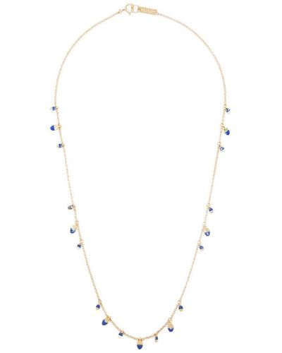 Isabel Marant Chain-link Pendant Necklace - White
