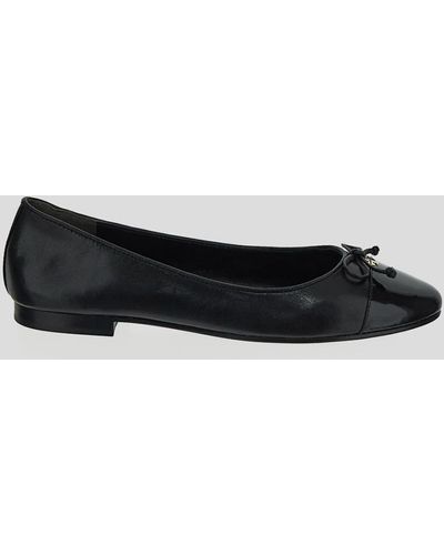 Tory Burch Cap-toe Ballet Shoes - Black