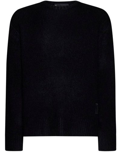 Neil Barrett Wool And Cashmere Blend The Perfect Sweater - Black