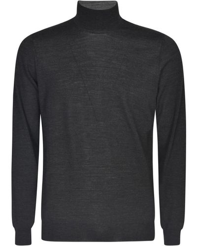 Drumohr Sweaters Grey - Black