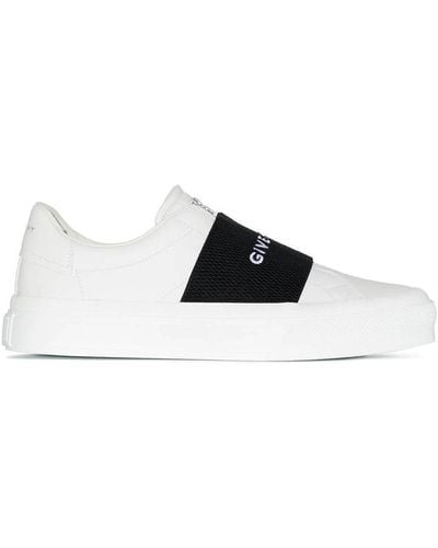 Givenchy City Court Leather Sneakers - White