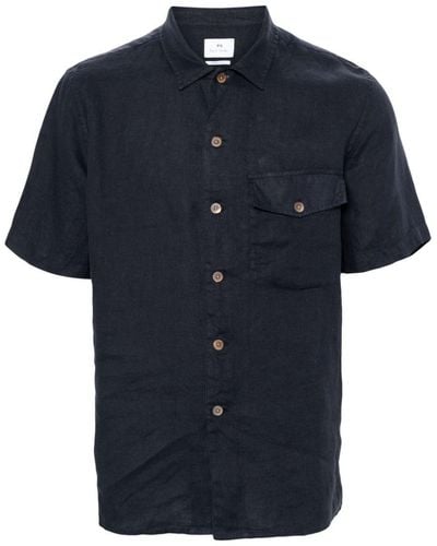 PS by Paul Smith Linen Shirt - Blue
