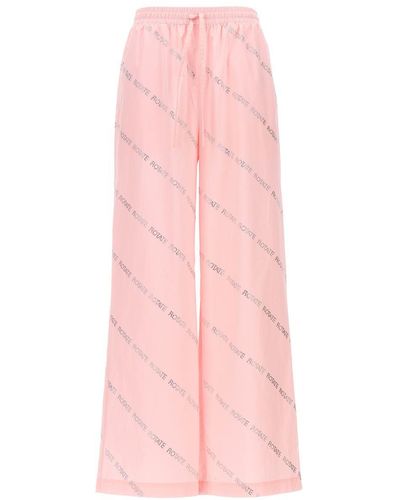 ROTATE BIRGER CHRISTENSEN Sunday Capsule Crystal Trousers - Pink