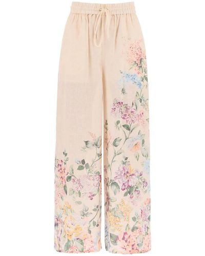 Zimmermann Linen Trousers By Halliday - Natural