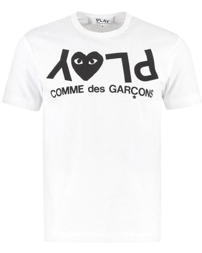 COMME DES GARÇONS PLAY Cotton Crew-neck T-shirt - Black