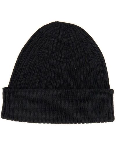 Maison Kitsuné Beanie Hat - Black