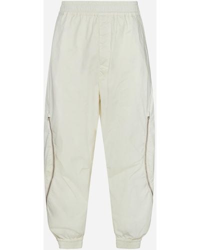 Stone Island Shadow Project Cotton-blend Cargo Pants - White