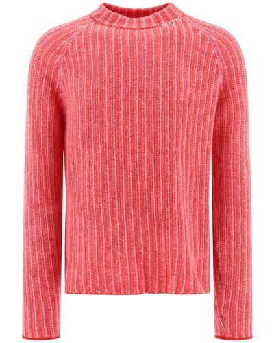 Marni "Degradé Stripes" Sweater - Pink